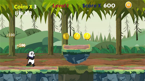 熊猫跑酷游戏截图3