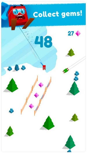 Huuuge圣诞滑雪ios版游戏截图2