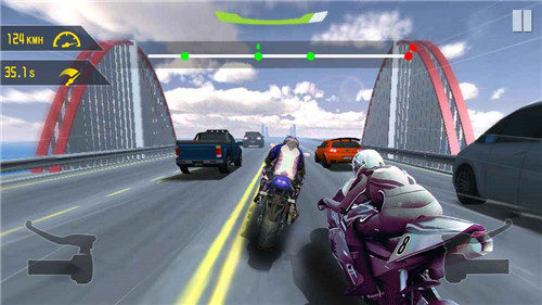 公路摩托骑士游戏截图2