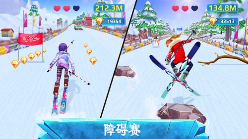 滑雪女孩超级明星安卓版游戏截图1
