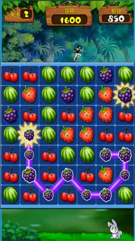 新鲜水果连连看手机版游戏截图1