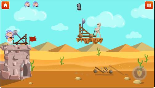 埃及人投石大战手机版游戏截图1