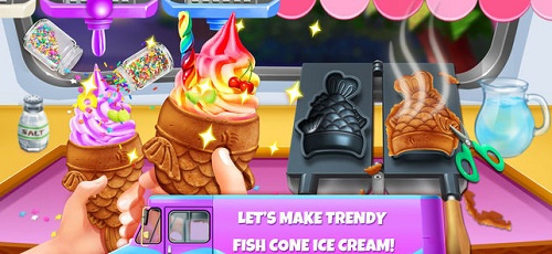 冰淇淋大师冰冷的甜点游戏截图2
