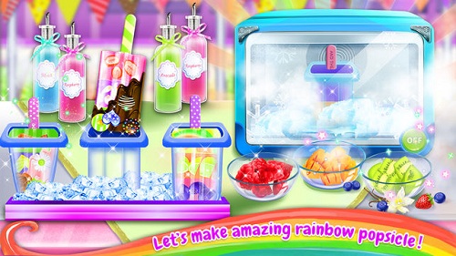 夏日彩虹冷冻甜品最新版游戏截图2