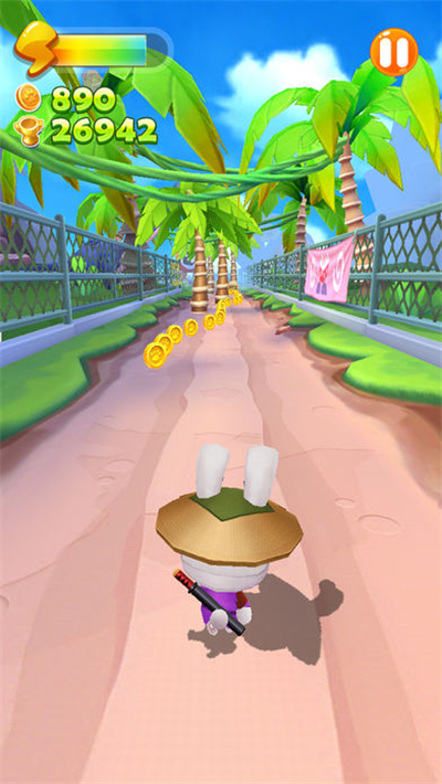 忍者兔跑酷手机版游戏截图4