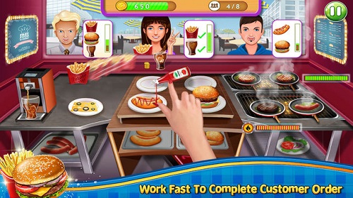 疯狂的厨师烹饪故事安卓版游戏截图2