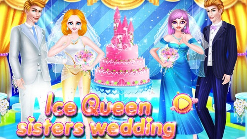 冰雪女王姐妹婚礼游戏截图1