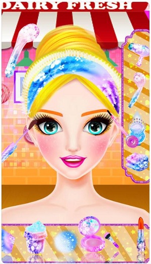 汉堡女孩化妆沙龙安卓版游戏截图2