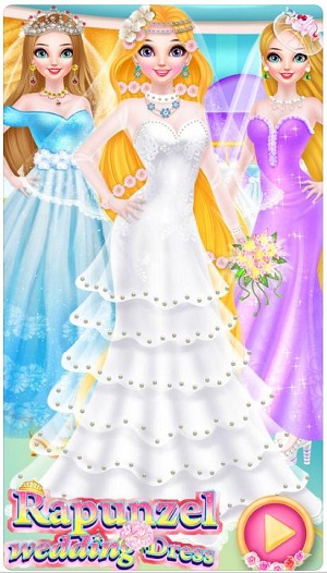 长发公主婚纱和化妆安卓版游戏截图2
