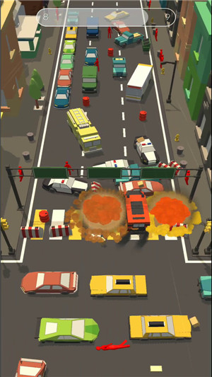 障碍道路碰撞3D游戏截图2