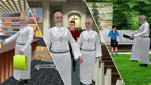 虚拟圣父模拟器游戏截图3