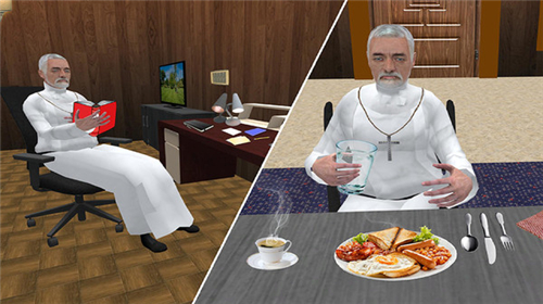 虚拟圣父模拟器游戏截图4