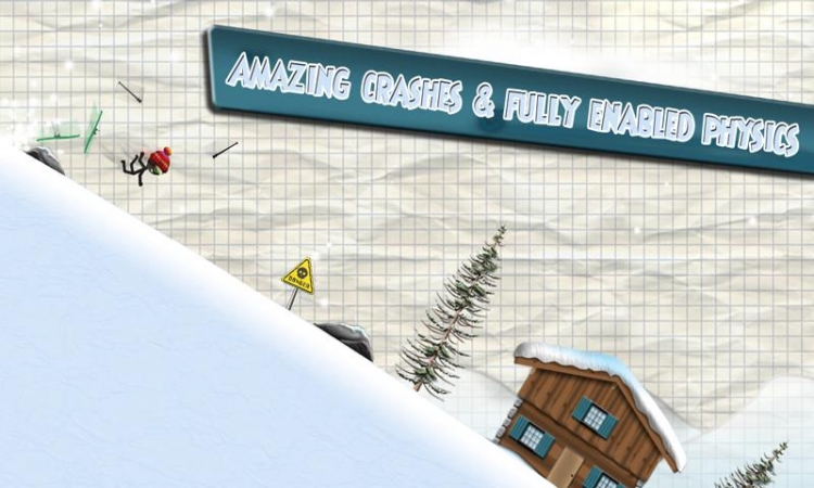 火柴人竞速滑雪游戏截图2