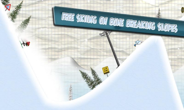火柴人竞速滑雪游戏截图3