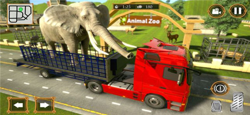 野生动物运输卡车模拟器2019游戏截图3