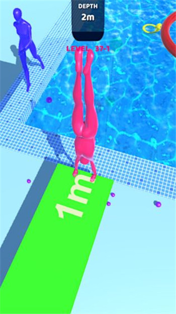 紫色跳水员游戏截图1