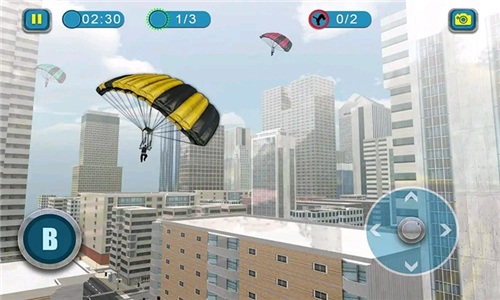 城市跳伞行动游戏截图2