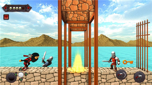 忍者战斗机3D战斗英雄游戏截图3