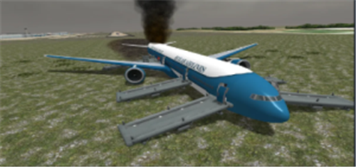 模拟飞机失事游戏截图1