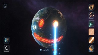 行星粉碎模拟游戏截图2