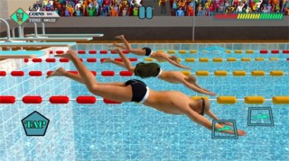 夏季运动游泳比赛游戏截图4