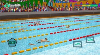 夏季运动游泳比赛游戏截图1