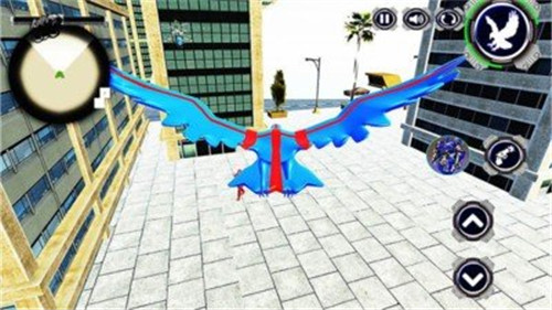 未来警察机器人飞鹰3D游戏截图1