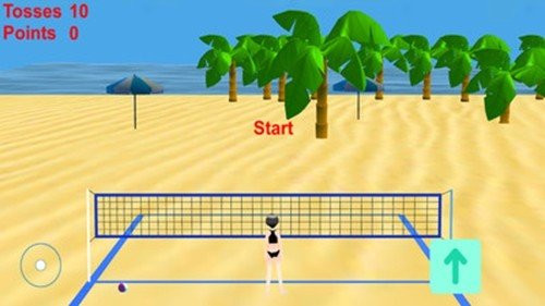 沙滩排球比赛游戏截图2