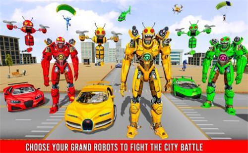 大黄蜂变形机器人汽车游戏截图1