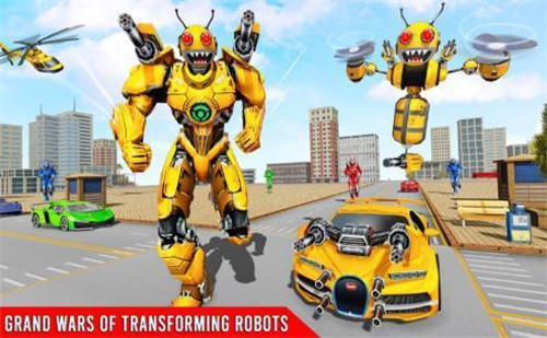 大黄蜂变形机器人汽车游戏截图3