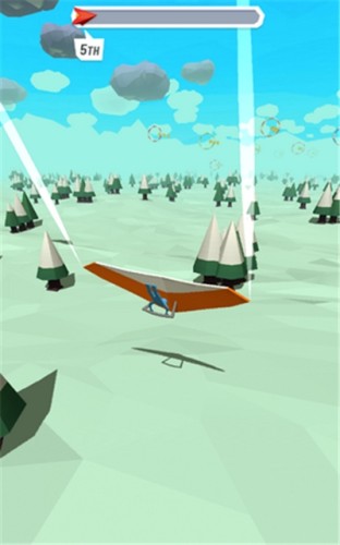 滑翔机飞行比赛游戏截图3